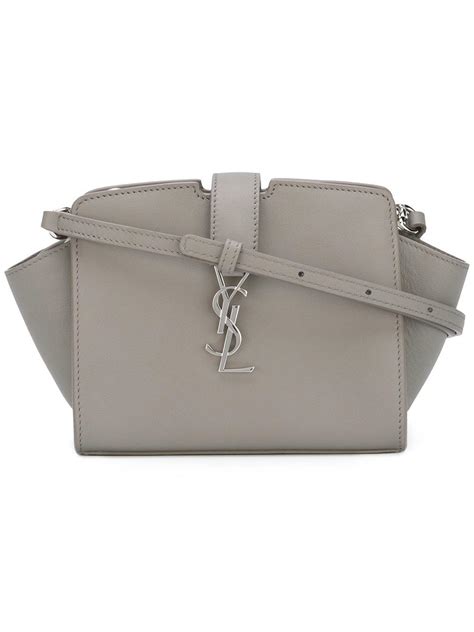 ysl crossbody grey|YSL suede crossbody.